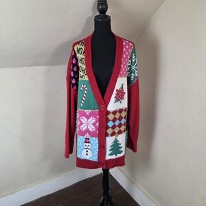 Celebrate Together Women's Christmas Cardigan Size 2X